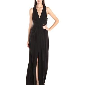 NWT BCBG MaxAzria Long black dress, sz 12